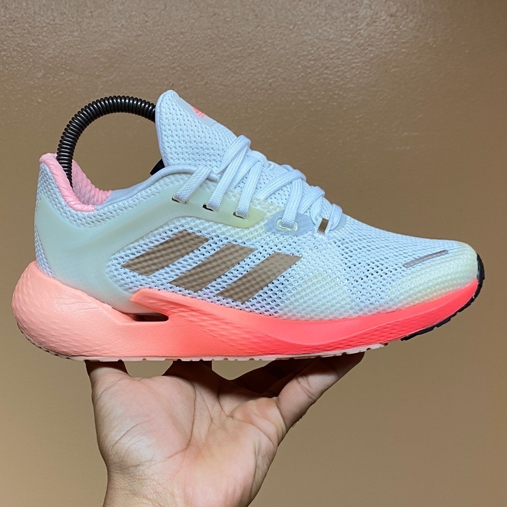 Adidas Alphatorsion 360 Women’s Running Sneakers “Copper Signal Pink” Size 7 - Picture 4 of 17